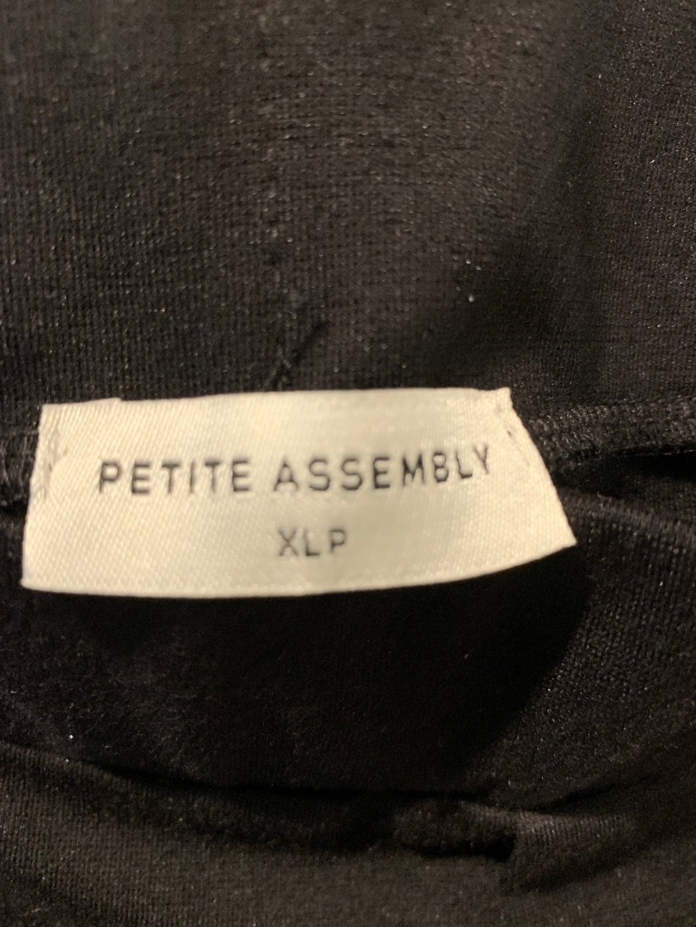 Black pants petite xl